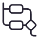 Flow Network Icon
