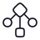 Servers Flow Icon